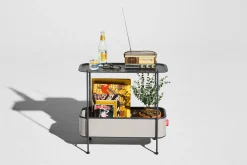 Fatboy Adoreganizer Table d’appoint multifonctionnelle, gris, 65.5x29x76.5 cm