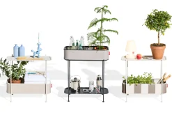 Fatboy Adoreganizer Table d’appoint multifonctionnelle, gris, 65.5x29x76.5 cm