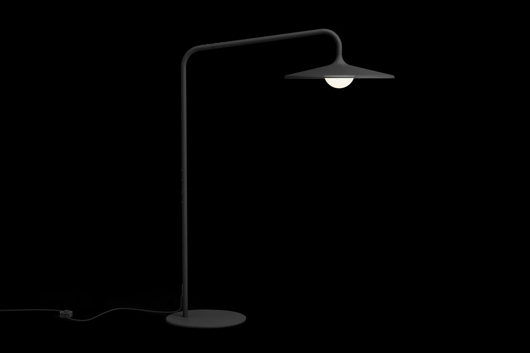 Fatboy Archigrande Lampe sur pied d’extérieur, black, 180x84x233 cm