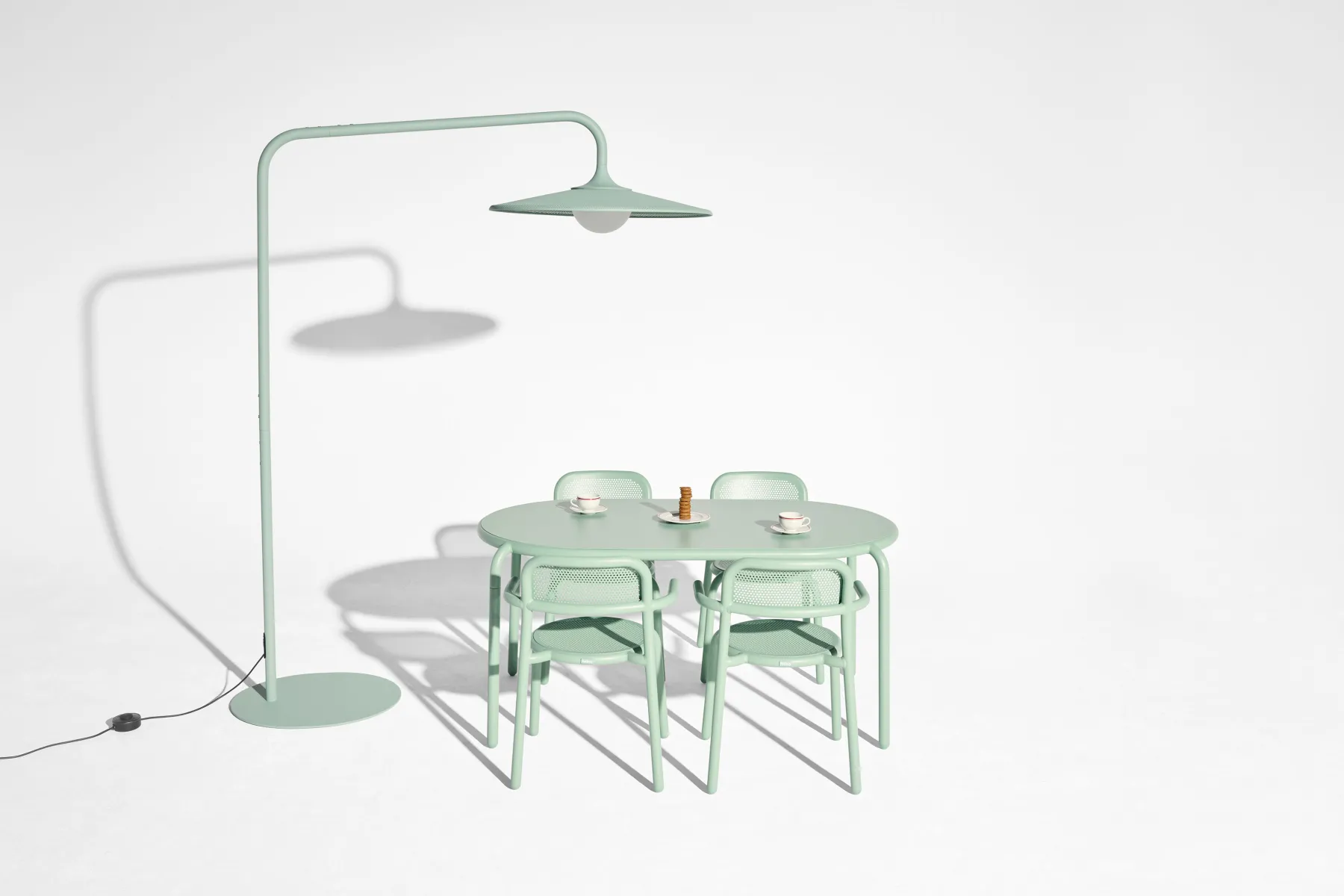 Fatboy Archigrande Lampe sur pied d’extérieur, vert, 180x84x233 cm