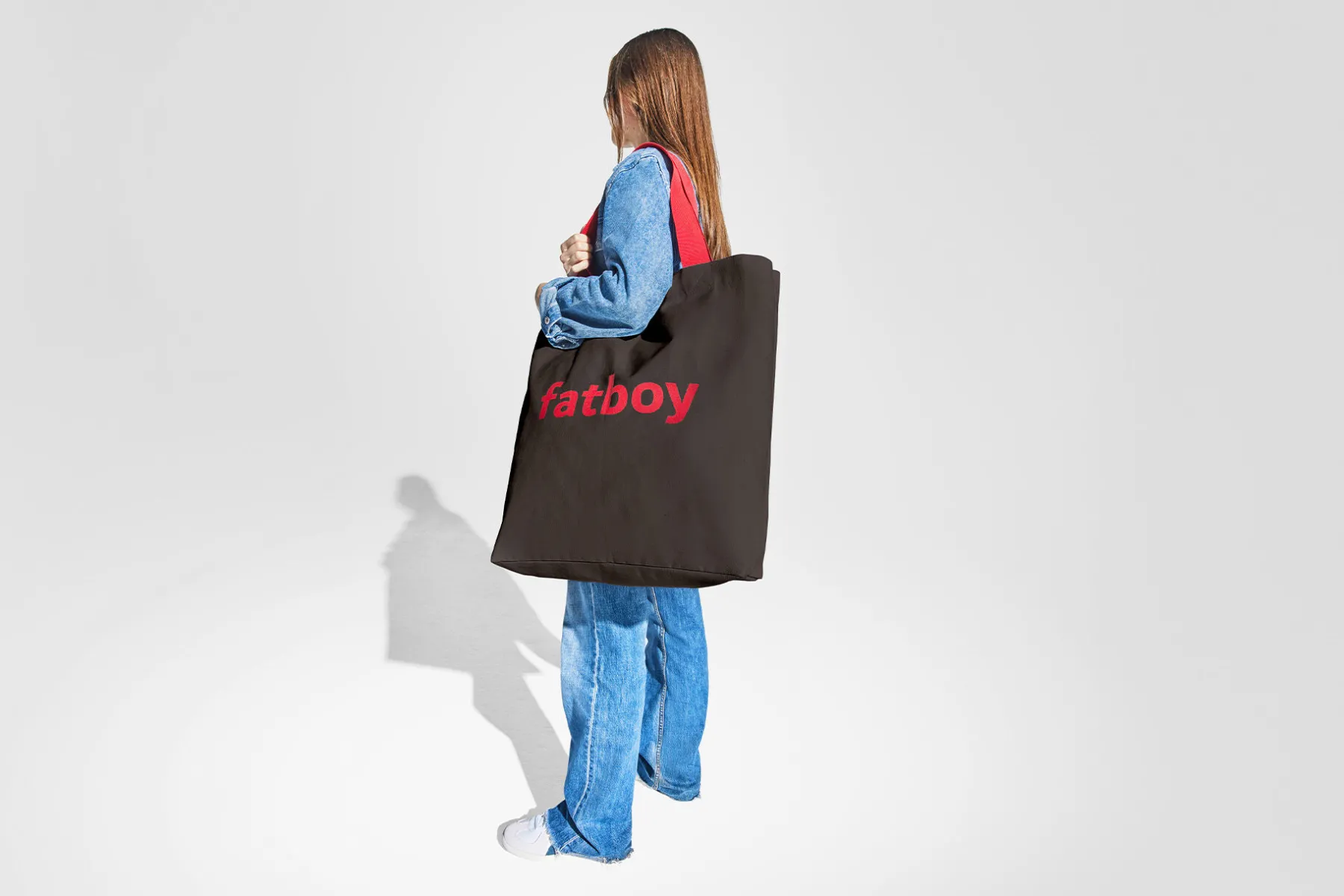 Fatboy Baggy-Bag Sac en coton, gris, 61x55 cm