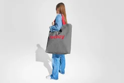 Fatboy Baggy-Bag Sac en coton, gris, 61x55 cm