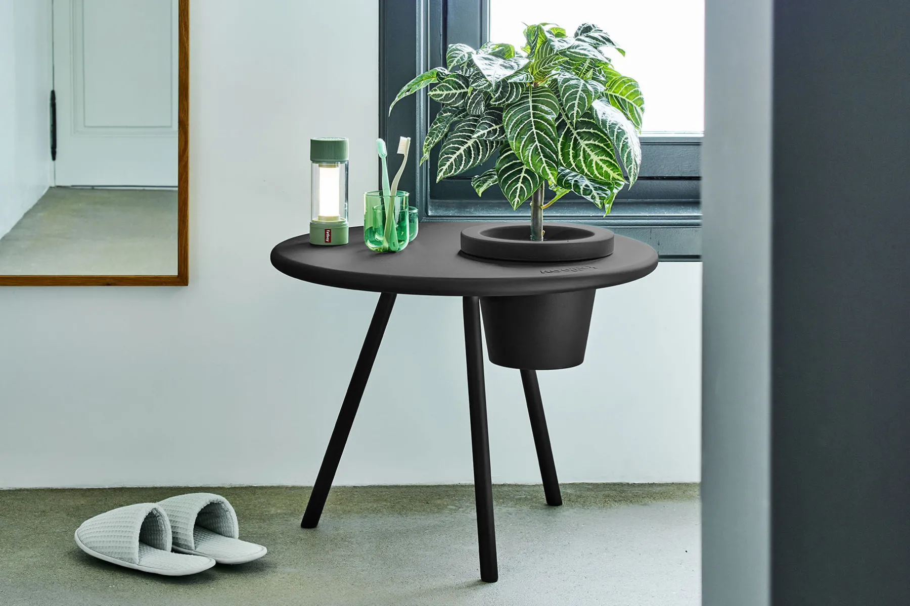 Fatboy Bakkes Table d’appoint, black, 60x60x49 cm