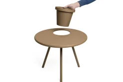 Fatboy Bakkes Table d’appoint, marron, 60x60x49 cm