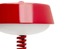 Fatboy Bellboy Lampe de table sans fil, rouge, 18x18x30 cm