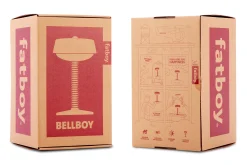 Fatboy Bellboy Lampe de table sans fil, rouge, 18x18x30 cm