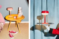 Fatboy Bellboy Lampe de table sans fil, rose, 18x18x30 cm