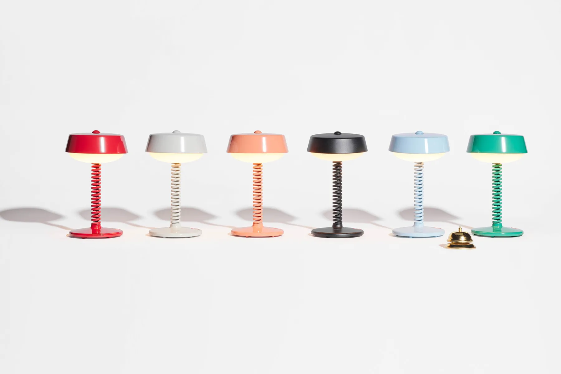 Fatboy Bellboy Lampe de table sans fil, bleu, 18x18x30 cm