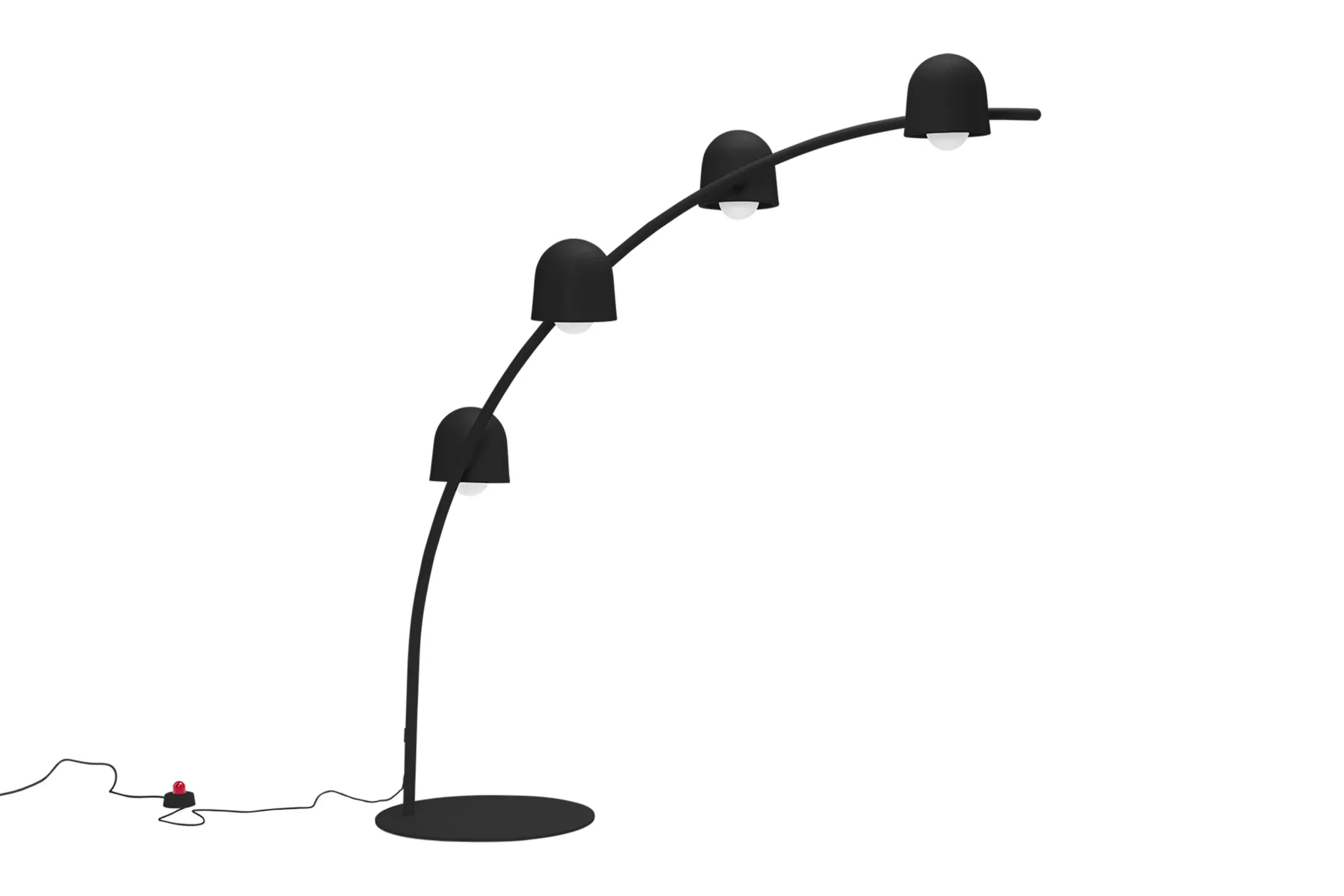 Fatboy Big Lebow Arc lamp, black, 186x234 cm