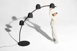 Fatboy Big Lebow Arc lamp, black, 186x234 cm