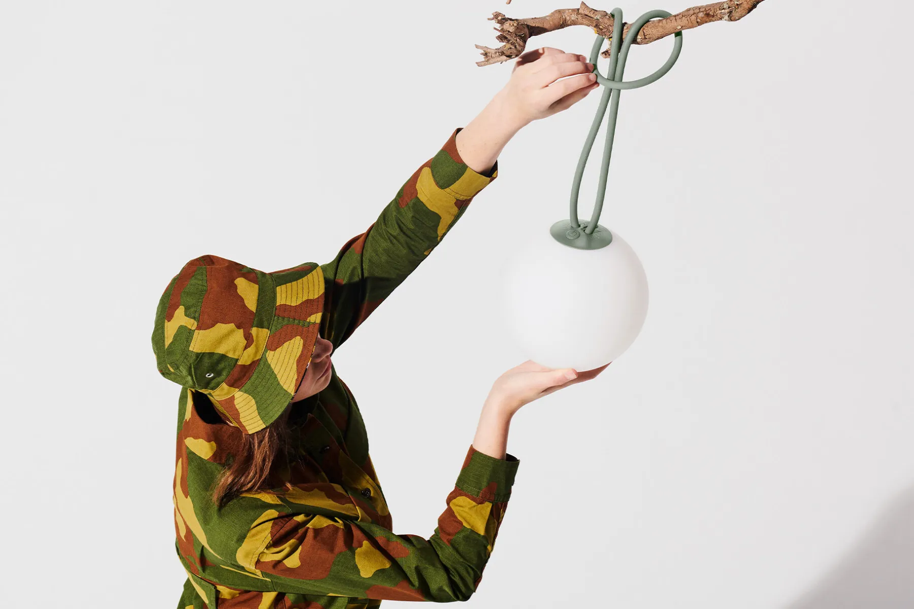 Fatboy Bolleke Lampe rechargeable, vert, 20x20x20 cm