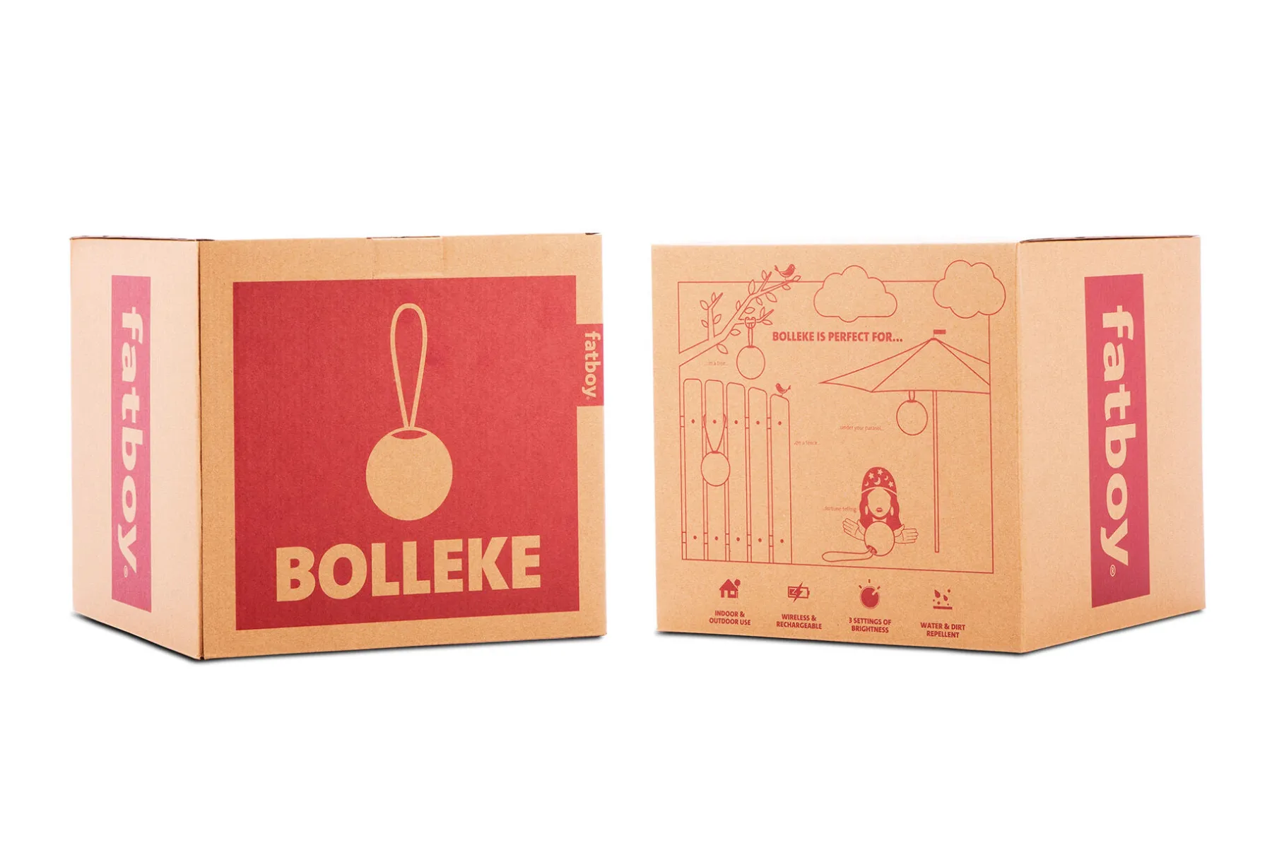Fatboy Bolleke Lampe rechargeable, vert, 20x20x20 cm