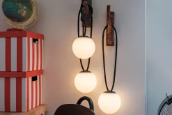 Fatboy Bolleke Mini set (3 pcs) Petites lampes rechargeables, rouge, 12x12 cm
