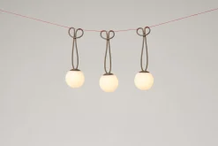 Fatboy Bolleke Mini set (3 pcs) Petites lampes rechargeables, marron, 12x12 cm