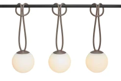Fatboy Bolleke Mini set (3 pcs) Petites lampes rechargeables, marron, 12x12 cm