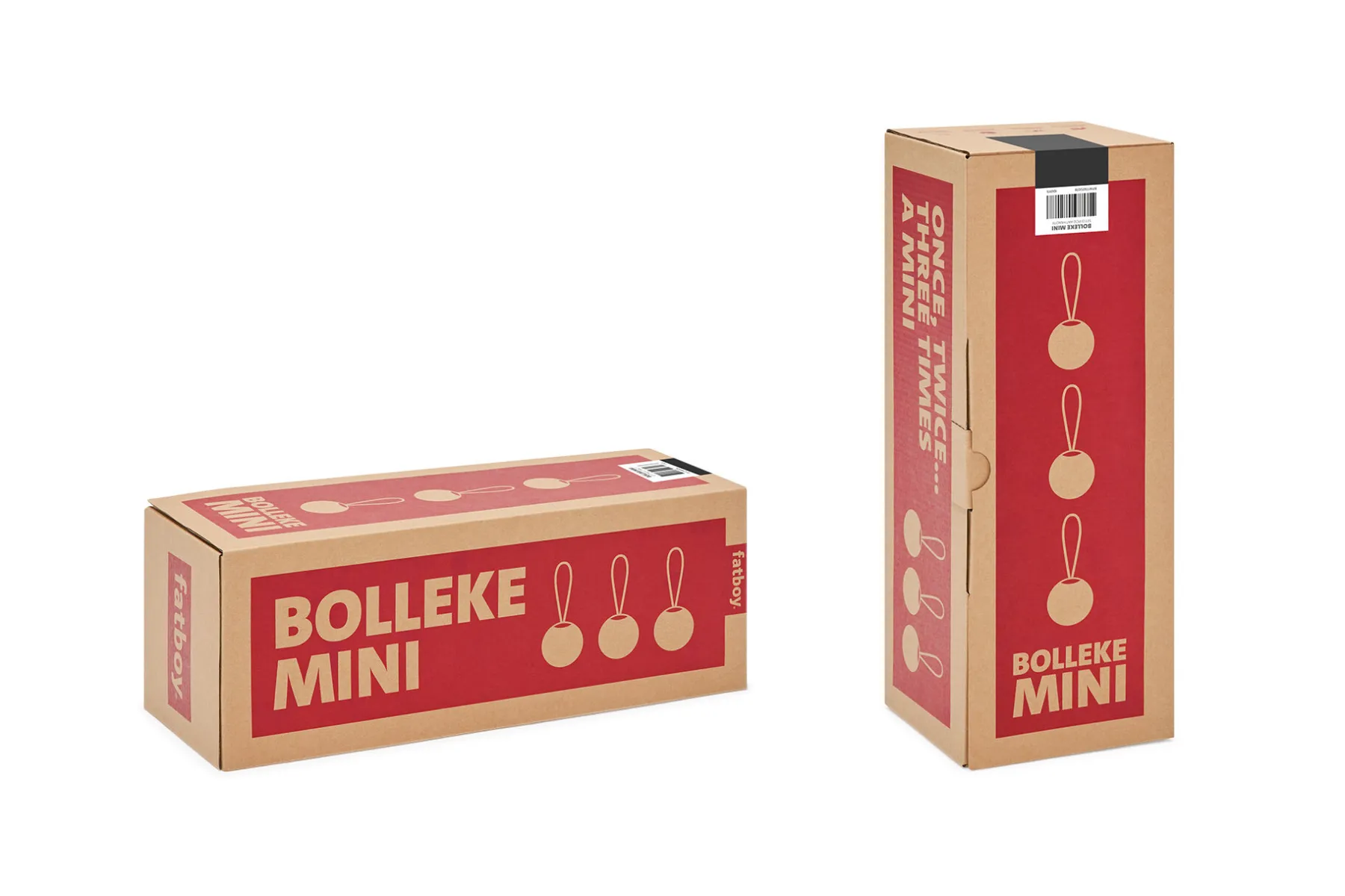 Fatboy Bolleke Mini set (3 pcs) Petites lampes rechargeables, black, 12x12 cm