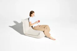 Fatboy BonBaron Slim Boucle Fauteuil lounge, beige, 102x85x75 cm