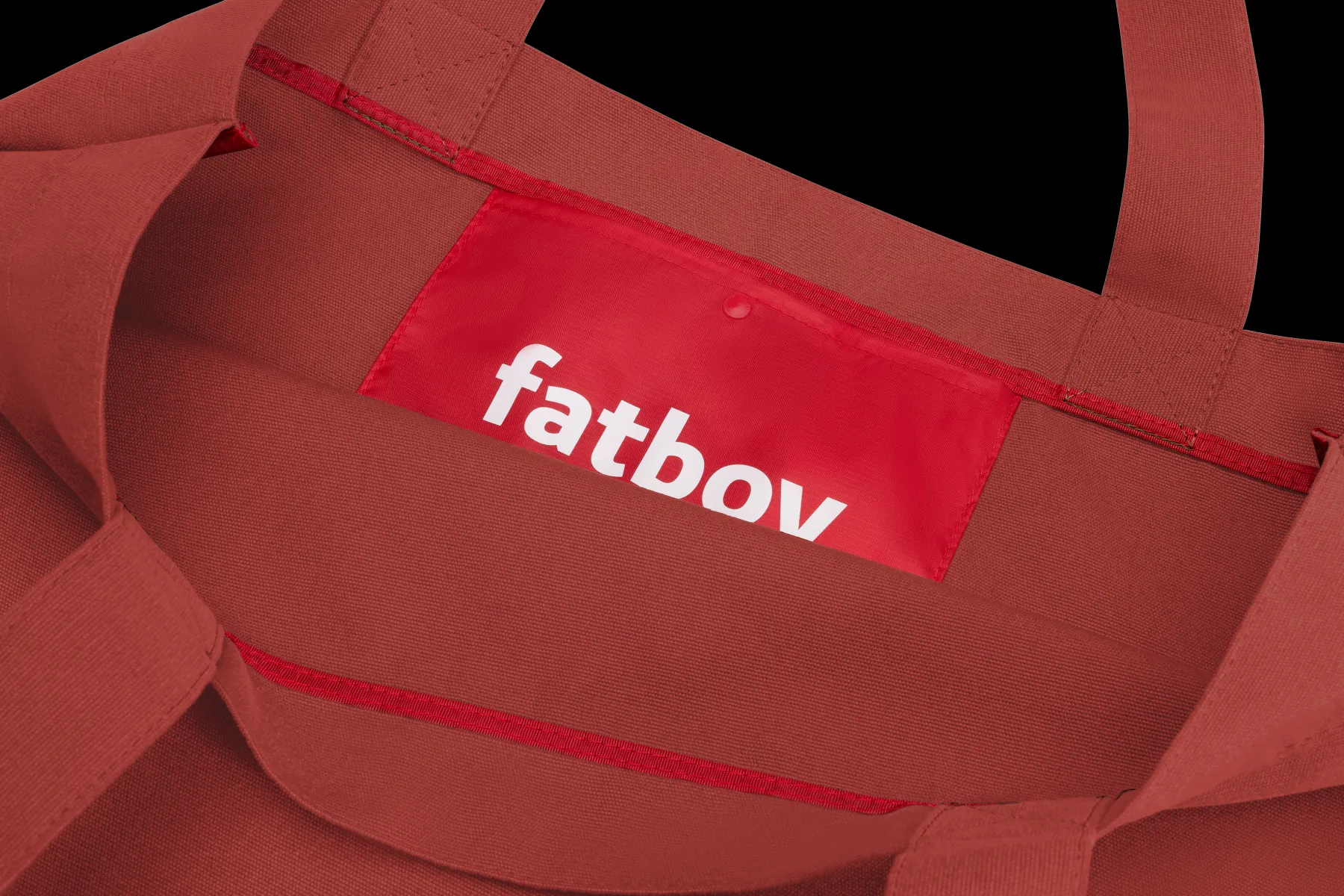 Fatboy Carry-All-Bag Canvas Sac en toile, rouge, 61x55 cm
