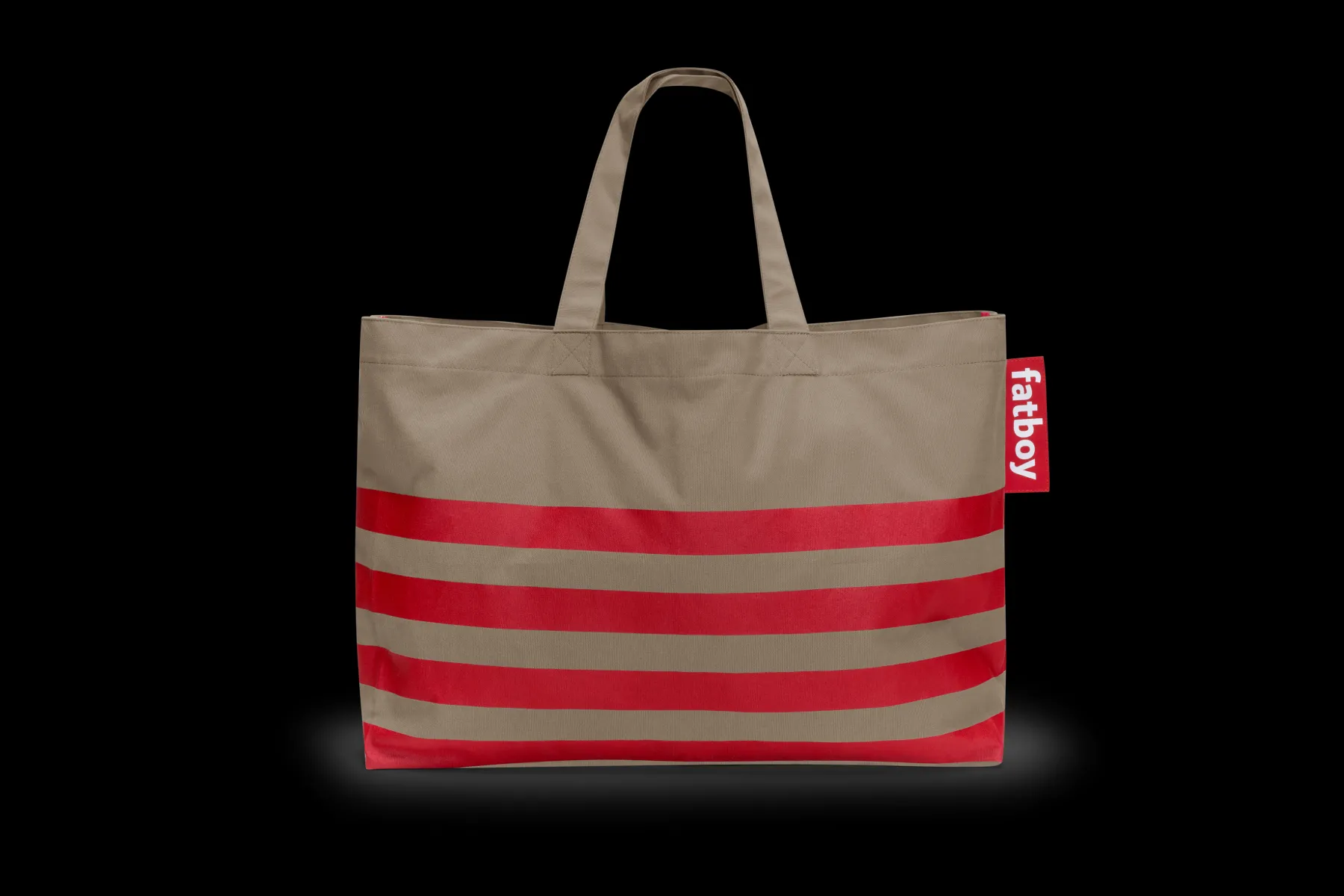Fatboy Carry-Too-Much-Bag Canvas Grand sac en toile, gris, 70x50 cm