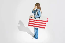 Fatboy Carry-Too-Much-Bag Canvas Grand sac en toile, gris, 70x50 cm
