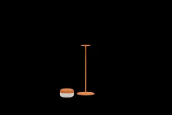 Fatboy Cheerio Lampe de table sans fil, orange, 8x8x25.8 cm
