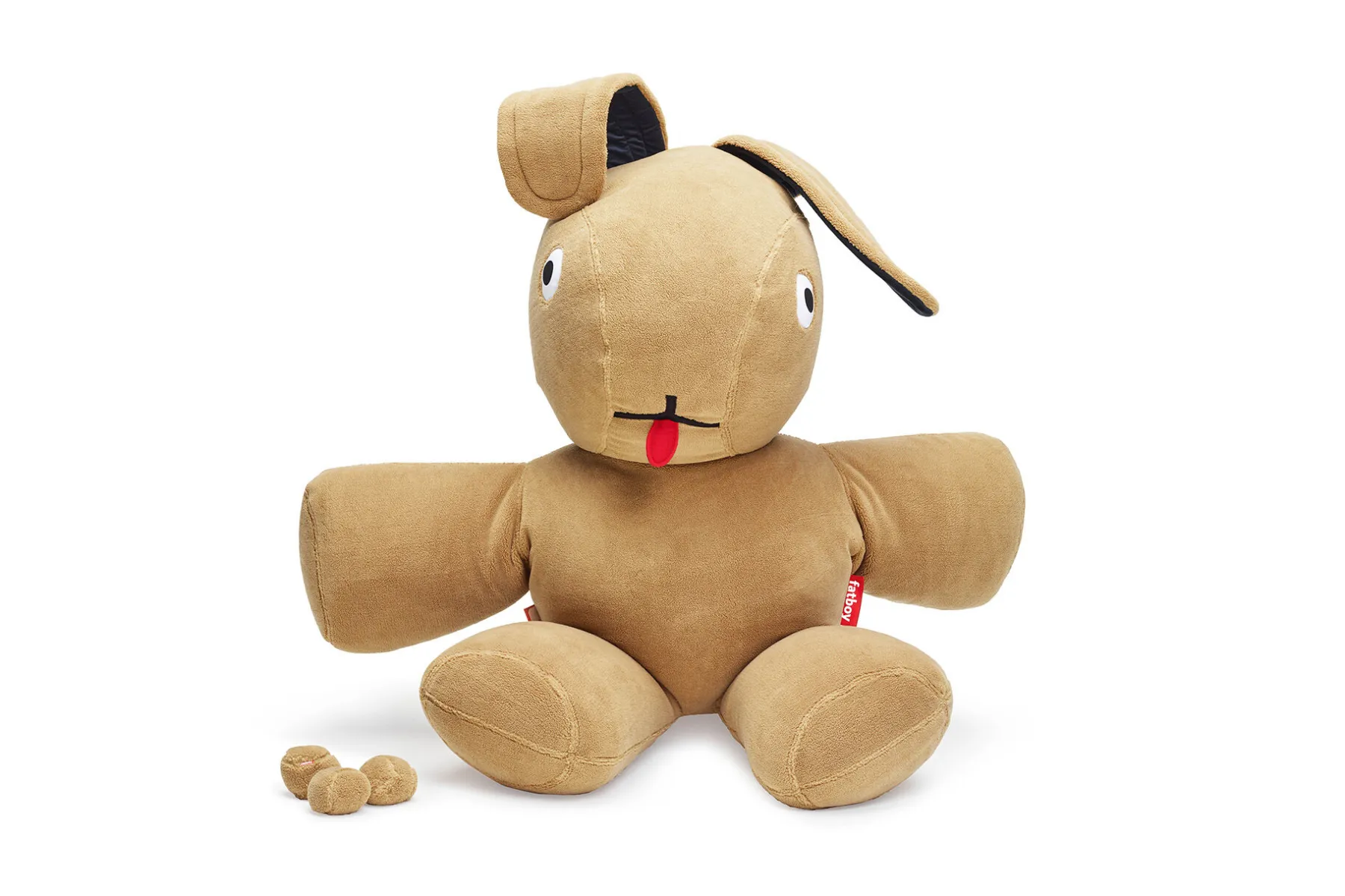 Fatboy Co9 XS Teddy Lapin en peluche, marron, 180x150x50 cm