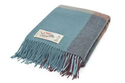 Fatboy Colour Blend Blanket Couverture en laine, bleu, 130x185 cm