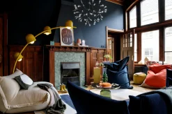 Fatboy Colour Blend Blanket Couverture en laine, bleu, 130x185 cm