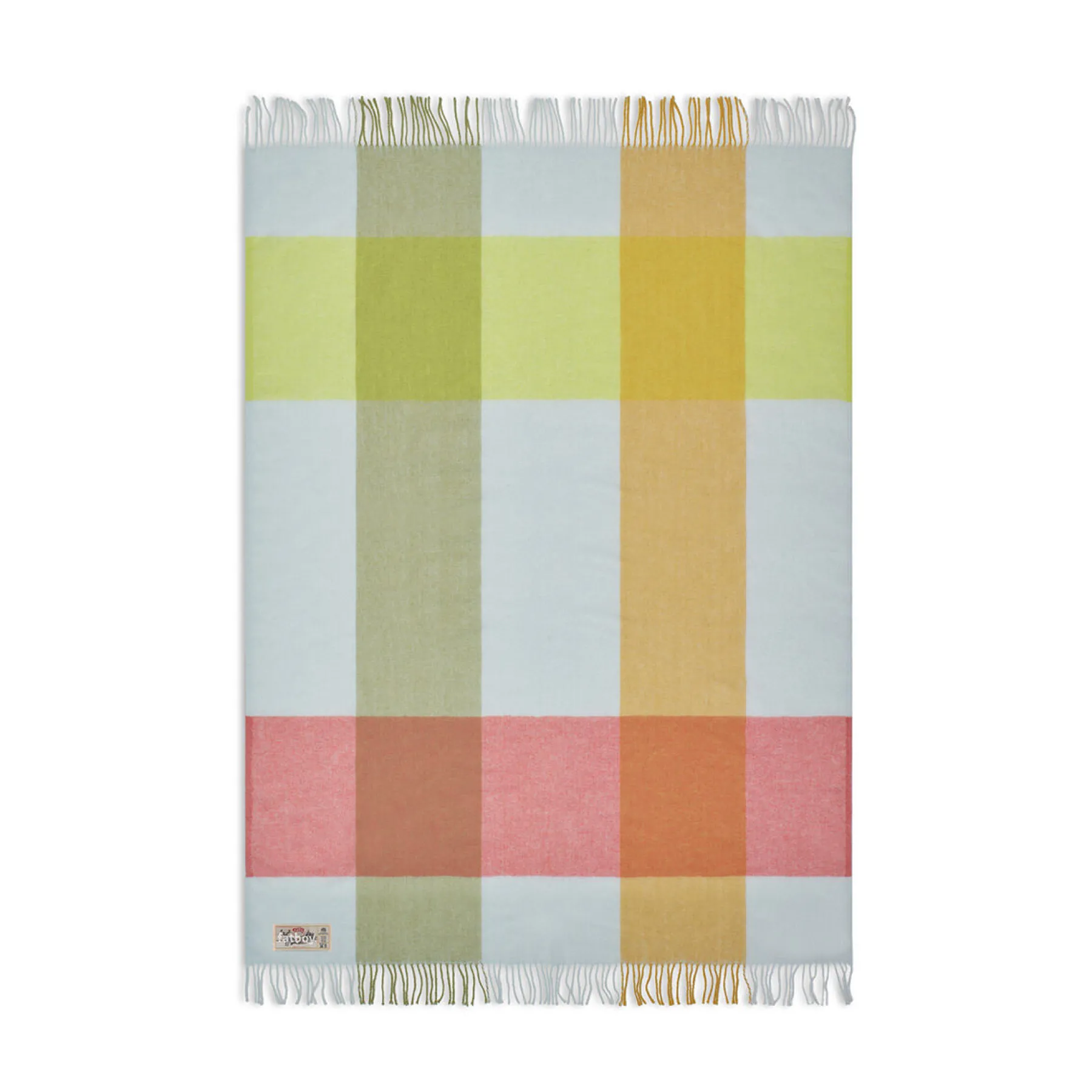 Fatboy Colour Blend Blanket Couverture en laine, jaune, 130x185 cm