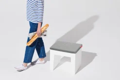 Fatboy Concrete Seat Pillow Coussin d’extérieur, gris, 49x39x3 cm