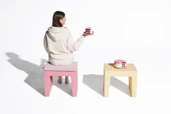 Fatboy Concrete Seat Tabouret d’extérieur, rose, 40x50x43 cm
