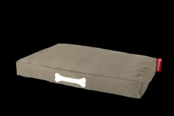 Fatboy Doggielounge L Canvas Grand coussin pour chien, gris, 80x120x15 cm