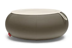 Fatboy Dumpty Outdoor Tables basses d'extérieur, gris, 78x78x21 cm