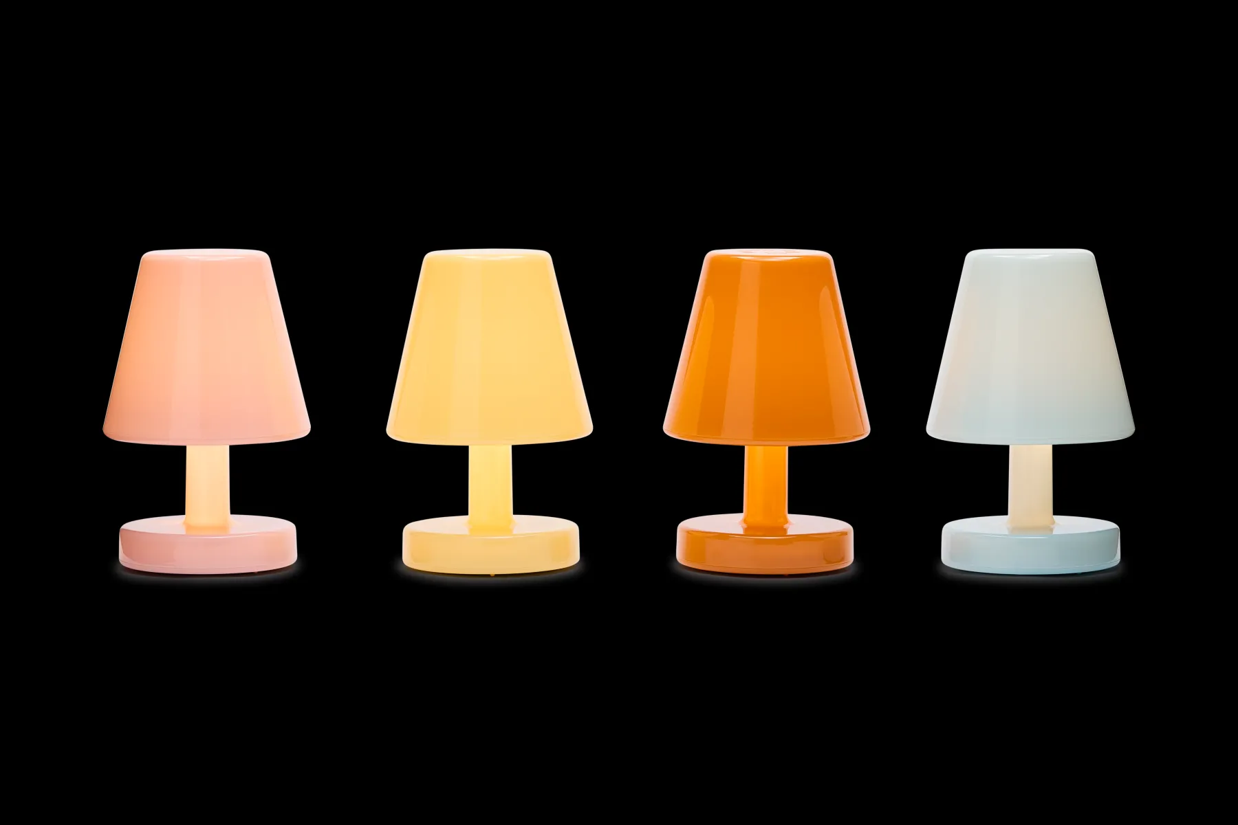 Fatboy Edison The Ambiance Lampe rechargeable, bleu, 16.5x16.5x25.3 cm