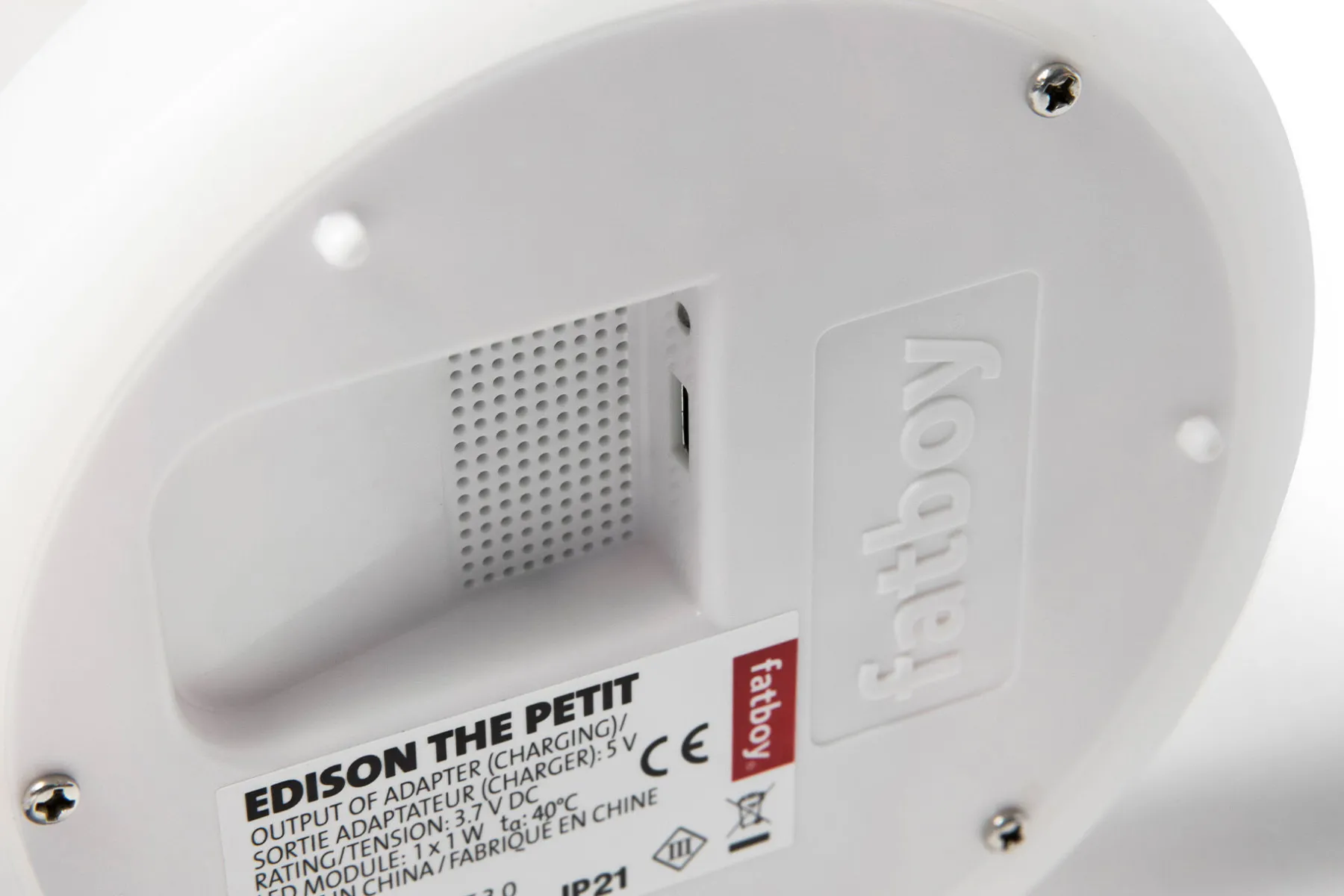 Fatboy Edison the Petit Lampe de table rechargeable, 16x16x25 cm