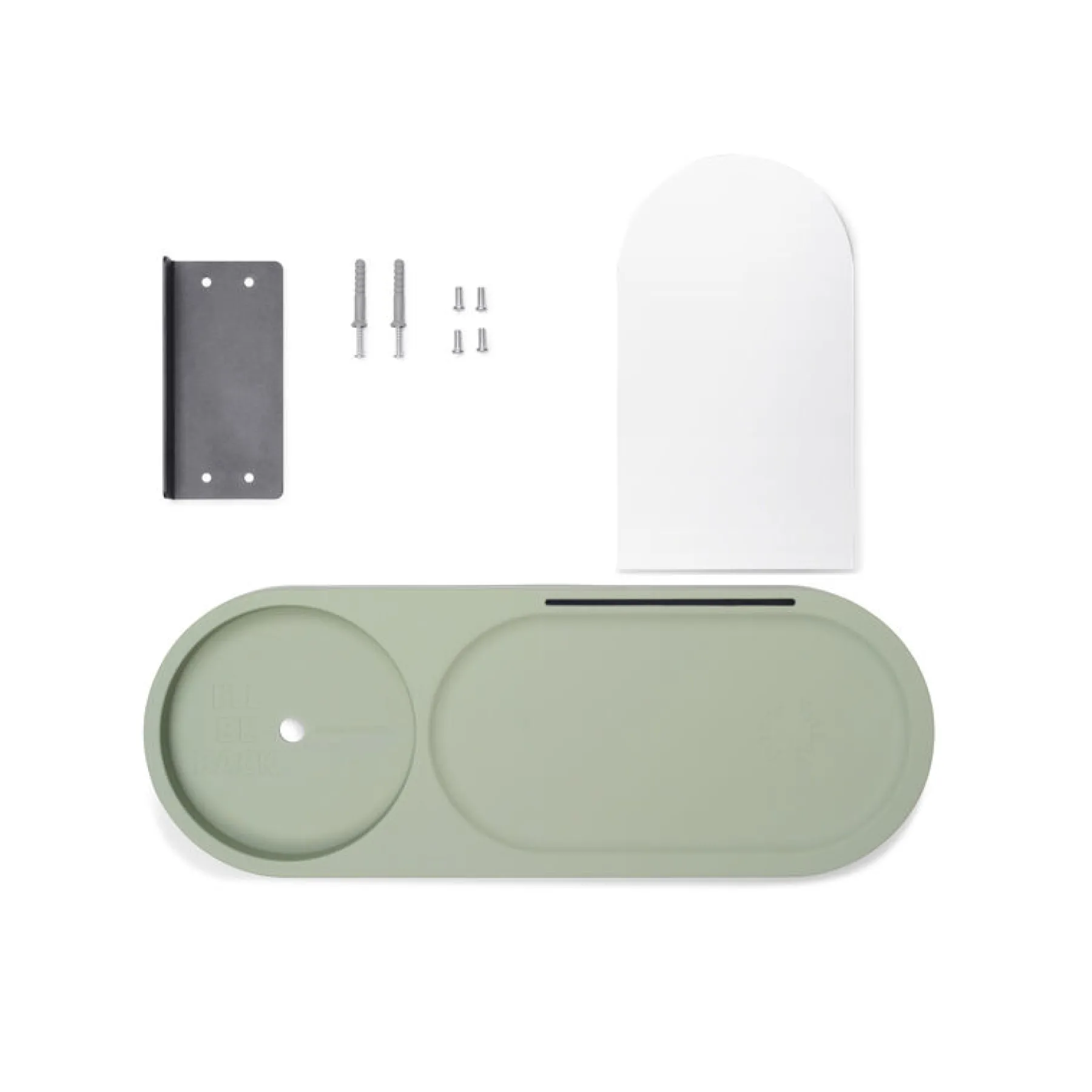 Fatboy Edison the Petit Residence Étagère murale pour Edison the Petit, vert, 46x17.5x25.1 cm