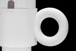 Fatboy Flamtastique Lampe à huile pour l’extérieur, blanc, 58.5x115.5 cm