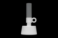 Fatboy Flamtastique Lampe à huile pour l’extérieur, blanc, 58.5x115.5 cm