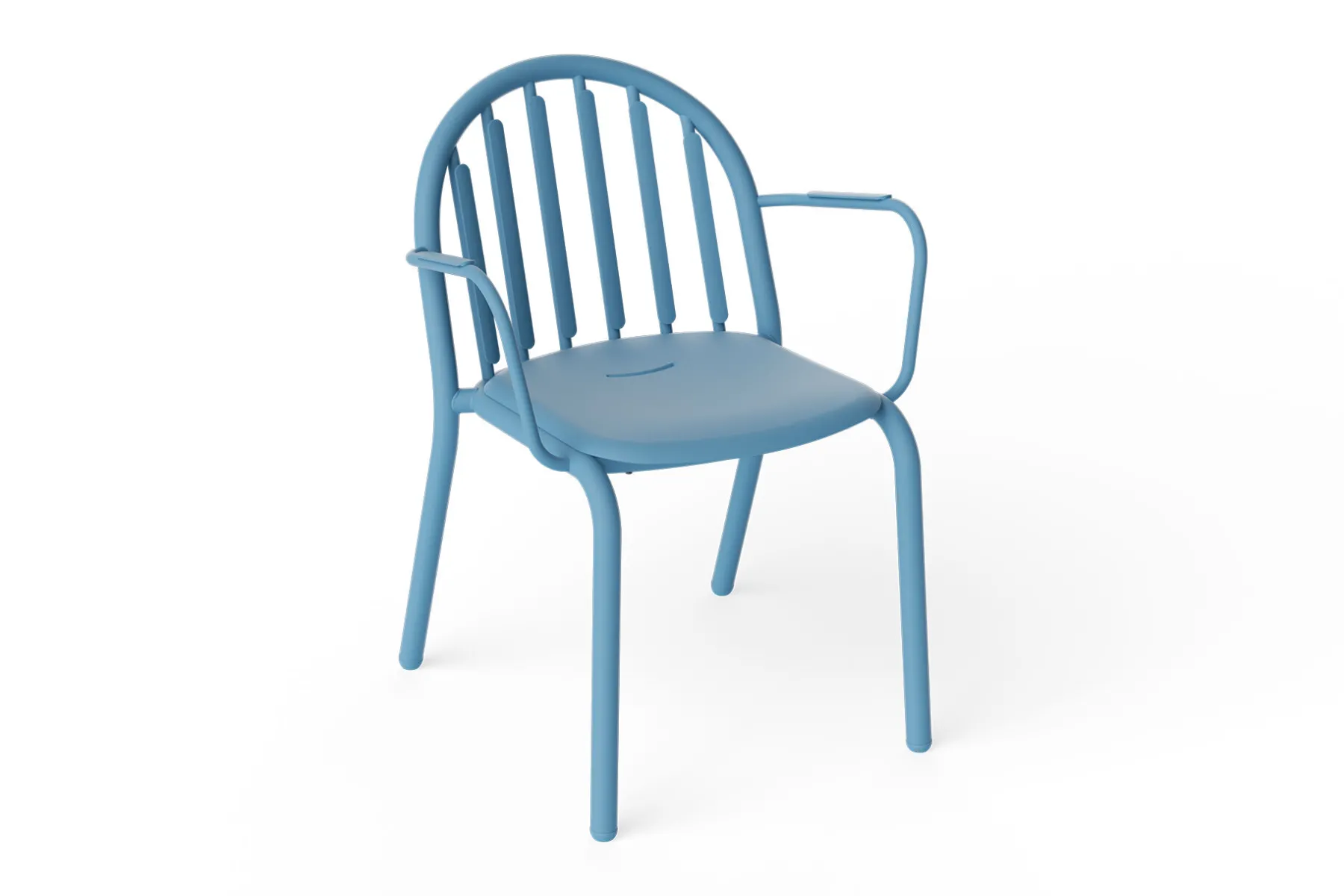 Fatboy Fred's Armchair Chaise de jardin avec accoudoirs, bleu, 60x59.5x80.5 cm