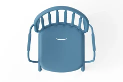 Fatboy Fred's Armchair Chaise de jardin avec accoudoirs, bleu, 60x59.5x80.5 cm