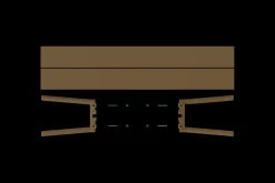 Fatboy Fred's Bench Banc de jardin, marron, 160x40x46.5 cm