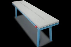Fatboy Fred's Bench Pillow Coussin d’extérieur, gris, 160x40x3.5 cm