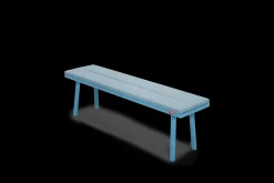 Fatboy Fred's Bench Pillow Coussin d’extérieur, bleu, 160x40x3.5 cm