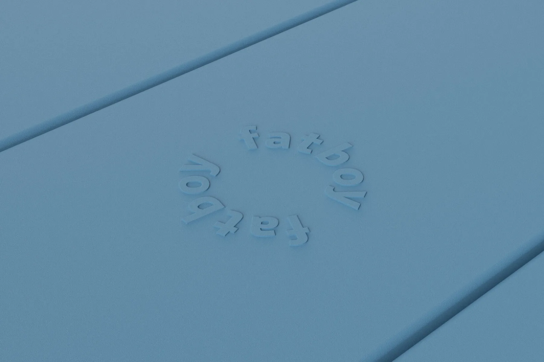 Fatboy Fred's Bistreau Petite table de jardin ronde, bleu, 60x60x76 cm