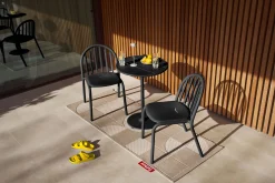 Fatboy Fred's Bistreau Petite table de jardin ronde, black, 60x60x76 cm