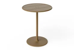 Fatboy Fred's Bistreau Petite table de jardin ronde, marron, 60x60x76 cm