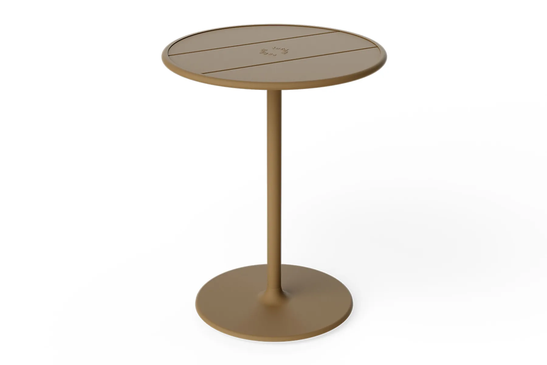 Fatboy Fred's Bistreau Petite table de jardin ronde, marron, 60x60x76 cm