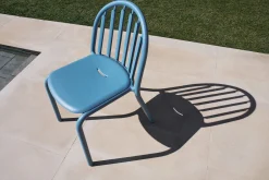 Fatboy Fred's Chair Chaise de jardin, bleu, 52x56x80.5 cm