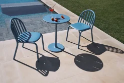 Fatboy Fred's Chair Chaise de jardin, bleu, 52x56x80.5 cm