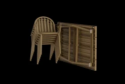 Fatboy Fred's Medium Table Table de jardin, marron, 170x90x76 cm